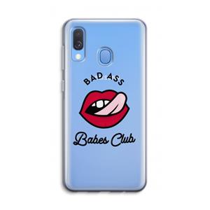 CaseCompany Badass Babes Club: Samsung Galaxy A40 Transparant Hoesje