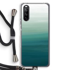 CaseCompany Ocean: Sony Sony Xperia 10 III Transparant Hoesje met koord