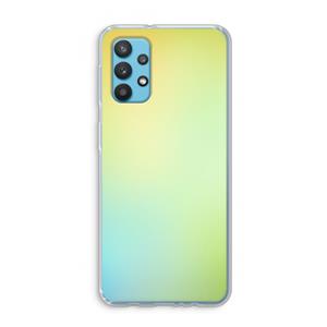 CaseCompany Minty mist pastel: Samsung Galaxy A32 4G Transparant Hoesje