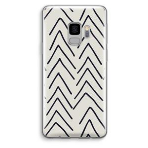 CaseCompany Marrakech Arrows: Samsung Galaxy S9 Transparant Hoesje