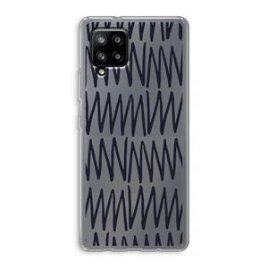 CaseCompany Marrakech Zigzag: Samsung Galaxy A42 5G Transparant Hoesje