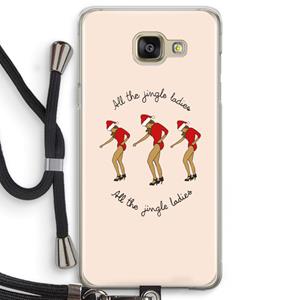 CaseCompany Jingle Ladies: Samsung Galaxy A5 (2016) Transparant Hoesje met koord