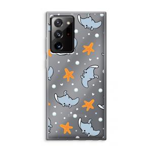 CaseCompany Manta: Samsung Galaxy Note 20 Ultra / Note 20 Ultra 5G Transparant Hoesje