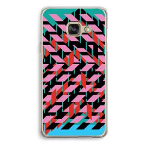 CaseCompany Skew Blush 2: Samsung A3 (2017) Transparant Hoesje