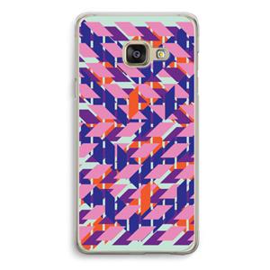 CaseCompany Skew Blush 3: Samsung A3 (2017) Transparant Hoesje