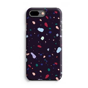 CaseCompany Dark Rounded Terrazzo: iPhone 7 Plus Tough Case