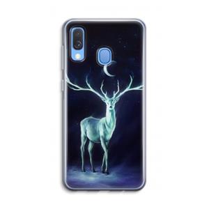 CaseCompany Nightbringer: Samsung Galaxy A40 Transparant Hoesje