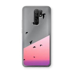 CaseCompany Fly away: Xiaomi Redmi 9 Transparant Hoesje