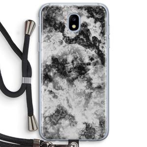 CaseCompany Onweer: Samsung Galaxy J5 (2017) Transparant Hoesje met koord