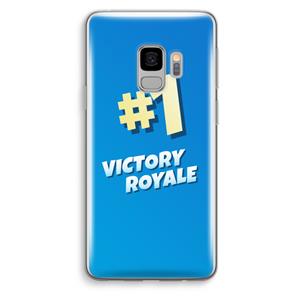 CaseCompany Victory Royale: Samsung Galaxy S9 Transparant Hoesje