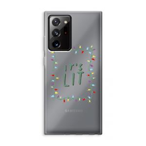 CaseCompany It's Lit: Samsung Galaxy Note 20 Ultra / Note 20 Ultra 5G Transparant Hoesje