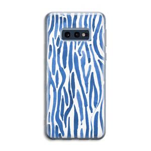 CaseCompany Blauwe nerven: Samsung Galaxy S10e Transparant Hoesje