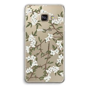 CaseCompany Blossoming spring: Samsung A3 (2017) Transparant Hoesje