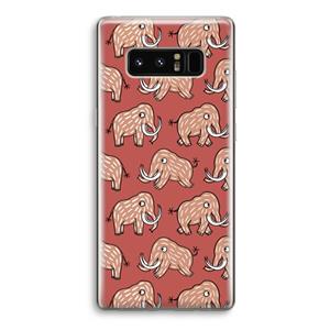 CaseCompany Mammoet: Samsung Galaxy Note 8 Transparant Hoesje