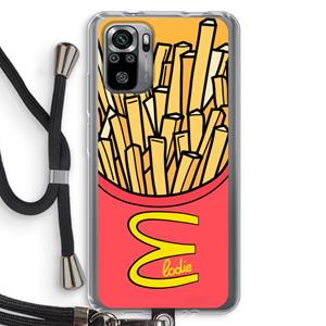 CaseCompany McElodie: Xiaomi Redmi Note 10S Transparant Hoesje met koord