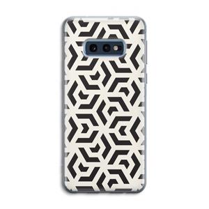 CaseCompany Crazy pattern: Samsung Galaxy S10e Transparant Hoesje