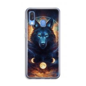 CaseCompany Wolf Dreamcatcher: Samsung Galaxy A40 Transparant Hoesje