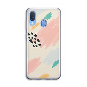 CaseCompany Sunday Chillings: Samsung Galaxy A40 Transparant Hoesje