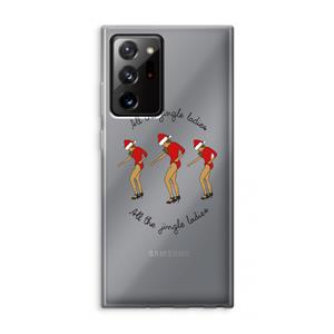 CaseCompany Jingle Ladies: Samsung Galaxy Note 20 Ultra / Note 20 Ultra 5G Transparant Hoesje