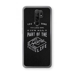 CaseCompany Life: Xiaomi Redmi 9 Transparant Hoesje