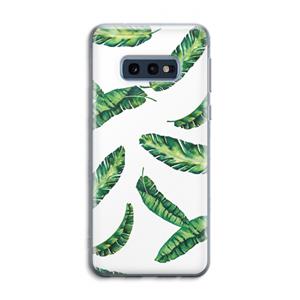 CaseCompany Lange bladeren: Samsung Galaxy S10e Transparant Hoesje