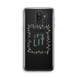 CaseCompany It's Lit: Samsung Galaxy J8 (2018) Transparant Hoesje