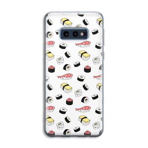 CaseCompany Sushi time: Samsung Galaxy S10e Transparant Hoesje