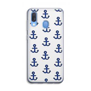 CaseCompany Ankers: Samsung Galaxy A40 Transparant Hoesje