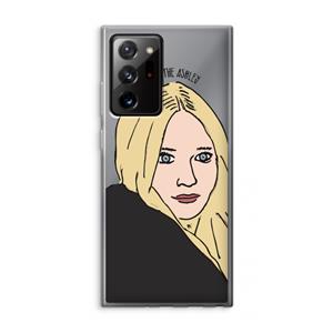 CaseCompany Ashley: Samsung Galaxy Note 20 Ultra / Note 20 Ultra 5G Transparant Hoesje