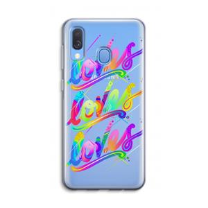 CaseCompany Loves: Samsung Galaxy A40 Transparant Hoesje
