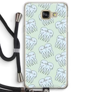 CaseCompany Octopussen: Samsung Galaxy A5 (2016) Transparant Hoesje met koord
