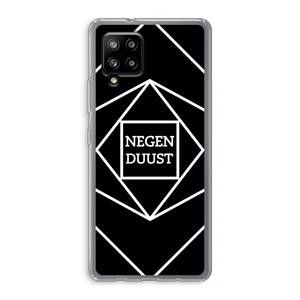 CaseCompany Negenduust geometrisch: Samsung Galaxy A42 5G Transparant Hoesje