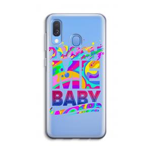 CaseCompany Touch Me: Samsung Galaxy A40 Transparant Hoesje