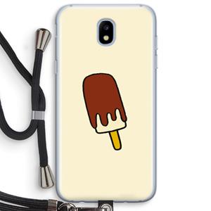 CaseCompany Frisco: Samsung Galaxy J5 (2017) Transparant Hoesje met koord