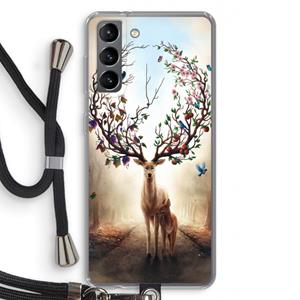 CaseCompany Seasons Change: Samsung Galaxy S21 Transparant Hoesje met koord
