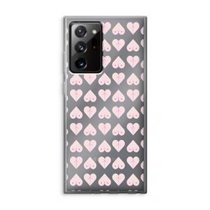 CaseCompany Ass 'n Titties: Samsung Galaxy Note 20 Ultra / Note 20 Ultra 5G Transparant Hoesje