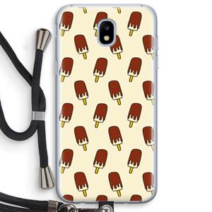 CaseCompany Yummy: Samsung Galaxy J5 (2017) Transparant Hoesje met koord