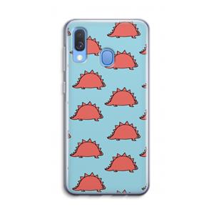 CaseCompany Dinosawrr: Samsung Galaxy A40 Transparant Hoesje