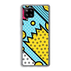CaseCompany Pop Art #1: Samsung Galaxy A42 5G Transparant Hoesje