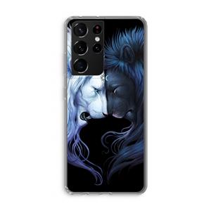 CaseCompany Brotherhood: Samsung Galaxy S21 Ultra Transparant Hoesje