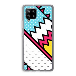 CaseCompany Pop Art #2: Samsung Galaxy A42 5G Transparant Hoesje