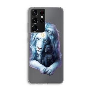 CaseCompany Child Of Light: Samsung Galaxy S21 Ultra Transparant Hoesje