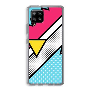 CaseCompany Pop Art #3: Samsung Galaxy A42 5G Transparant Hoesje