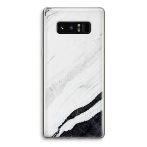 CaseCompany Elegante marmer: Samsung Galaxy Note 8 Transparant Hoesje