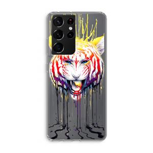 CaseCompany Fading: Samsung Galaxy S21 Ultra Transparant Hoesje