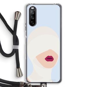 CaseCompany Incognito: Sony Sony Xperia 10 III Transparant Hoesje met koord