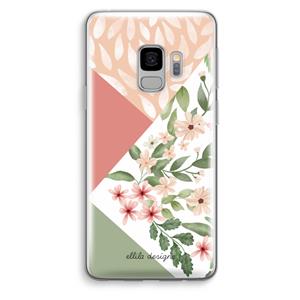 CaseCompany Sweet heaven geometrics: Samsung Galaxy S9 Transparant Hoesje
