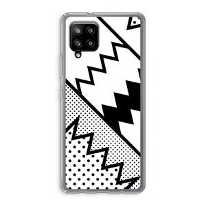 CaseCompany Pop Art #5: Samsung Galaxy A42 5G Transparant Hoesje