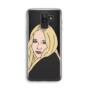 CaseCompany Mary Kate: Samsung Galaxy J8 (2018) Transparant Hoesje