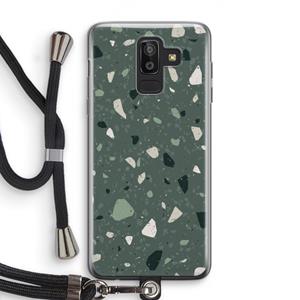 CaseCompany Terrazzo N°19: Samsung Galaxy J8 (2018) Transparant Hoesje met koord